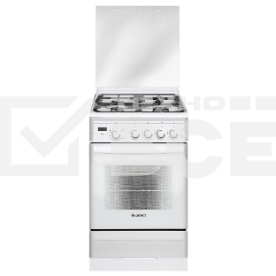 Плита газовая Gefest ПГ 5300-03 0040 белый, конфорок 4 шт, духовка 52 л, 50 см x 85 см x 58.5 см