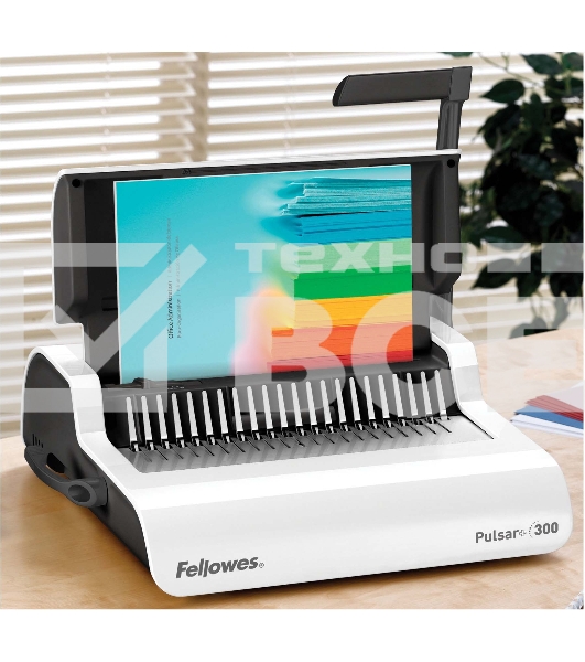 Переплетчик Fellowes Pulsar+ (FS-56276) A4/перф.17л.сшив/макс.300л./пластик.пруж. (6-38мм)