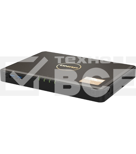 Сетевой RAID накопитель SMB QNAP TBS-464-8G NAS  4-bay M.2 NVMe, Intel Celeron N5105 4-core/4-thread 2.0-2.9 GHz, 8 GB DDR4, 2 x 2.5 GbE, 2xUSB 3.2 Gen 1 port, 3xUSB 2.0 port, 2xHDMI Output