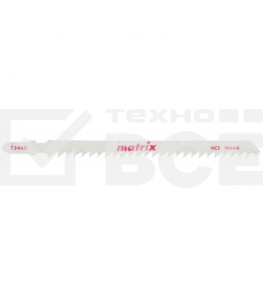 Полотна для электролобзика  по дереву, 3 шт.T344D, 110 x 4 мм, HCS Matrix