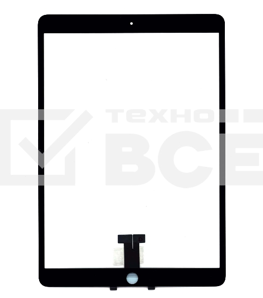 Сенсорное стекло (тачскрин) для Apple iPad Air 10.5 2019 (A2153, A2123, A2154, A2152)  черное OEM