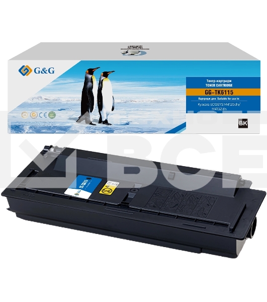 Картридж лазерный G&G GG-TK6115 черный (15000 стр.) для Kyocera ECOSYS M4125idn/M4132idn