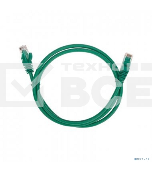 Патч-корд U/UTP REXANT категория 6, RJ45-RJ45, неэкранированный, 26AWG, LSZH, зеленый, 1 м