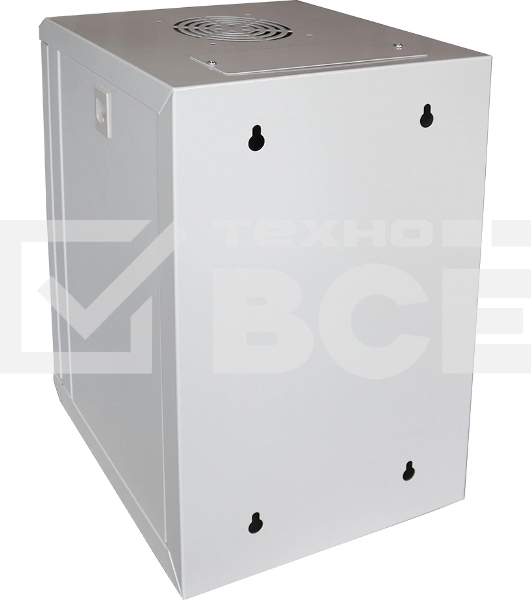 Шкаф коммутационный Lanmaster (TWT-CBW10G-6U-3X3-GY) настенный 6U 312x300мм пер.дв.стекл 30кг серый