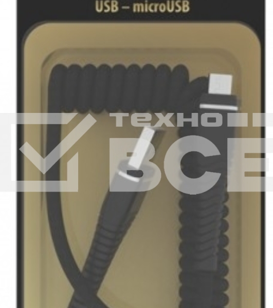 Кабель RITMIX RCC-414 Black Spring черный