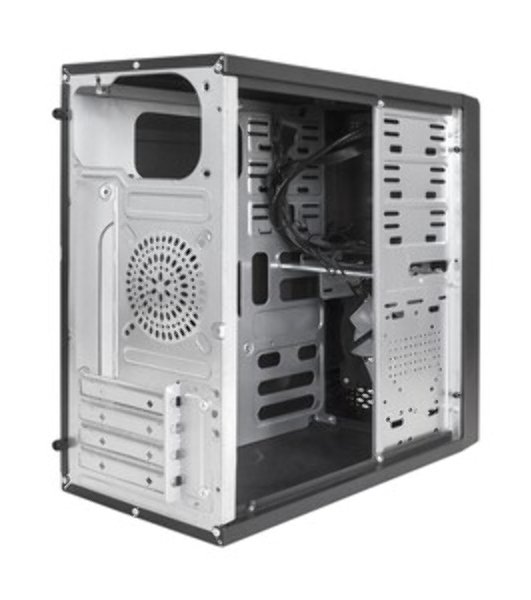 Компьютерный корпус Minitower ExeGate mEVO-7807-NPX500 (mATX, БП 500NPX 12см, 1хUSB+1хUSB 3.0, черный 1x12см с RGb подсветкой)