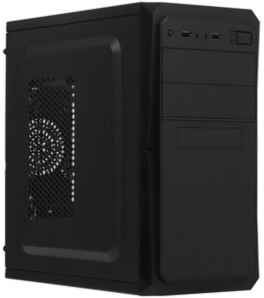 Компьютерный корпус ExeGate EX284023RUS Minitower BA-202 Black, mATX, AA500, 80мм, 2*USB, Audio