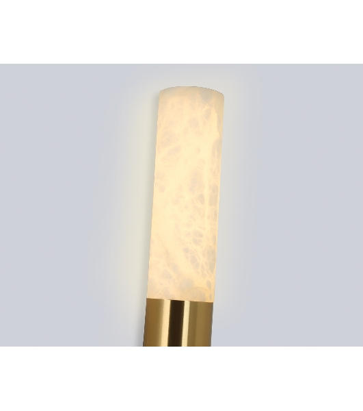Настенный светильник Ambrella light LH53688 BS/WH латунь/белый 6W 3000K 85*60*300
