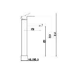 Комплект для ванной, 4 предмета (тумба Bau 50, графит + раковина чаша BAU Spectrum mini 47х24 + смеситель Hotel Still, выпуск клик-клак, черный), фото12