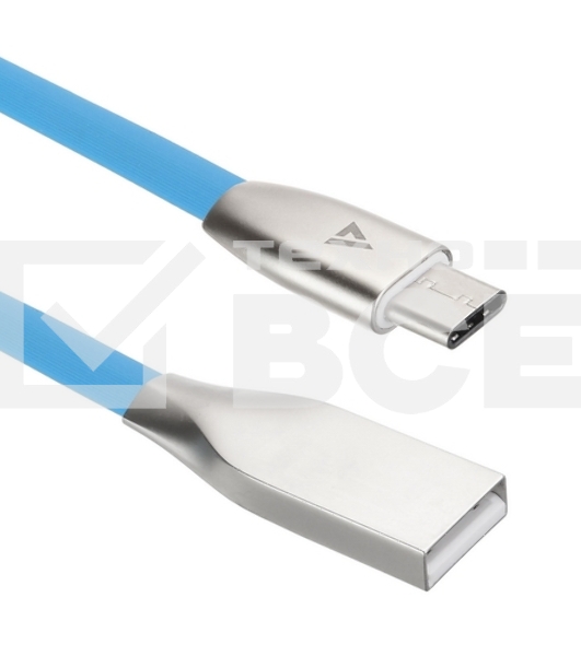 Кабель USB ACD-Infinity Type-C ~ USB-A TPE, 1.2м, синий (ACD-U922-C2L)