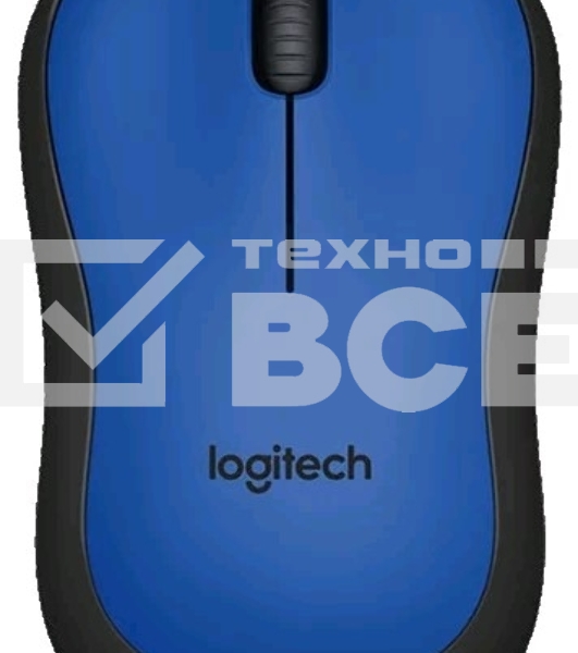 Мышь беспроводная Logitech M220 SILENT синий, 1000 dpi, радиоканал, USB, кнопки - 3