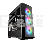Корпус без блока питания Cooler Master MasterBox 5 Lite RGB, USB 3.0 x 2, 1xFan, 3x120mm ARGB Fan, Black, Splitter cable + Controller, ATX, w/o PSU, фото4
