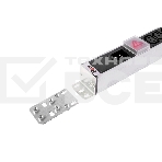 Вертикальный блок розеток ЦМО Rem-16 с выкл., 14 IEC 60320 C13, 10 C19, вход C20 16A, алюм., 33-38U (R-16-14C13-10C19-V-1420), фото 1
