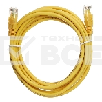 Патчкорд литой 'Aopen' UTP кат.5е 10м желтый , фото 1