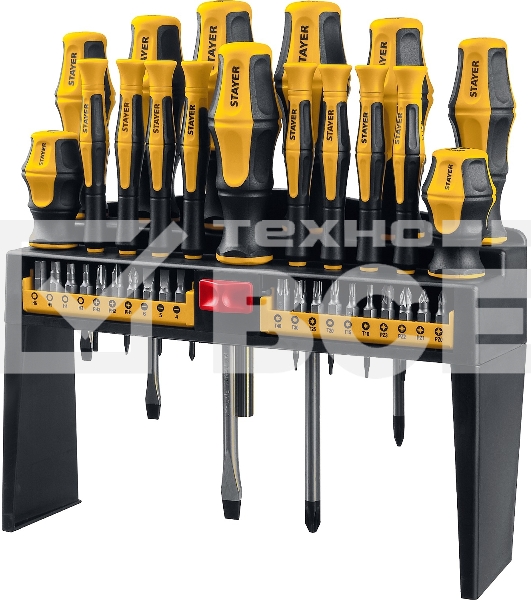 Набор отверток с насадками STAYER Hercules-PRO-37 37 шт