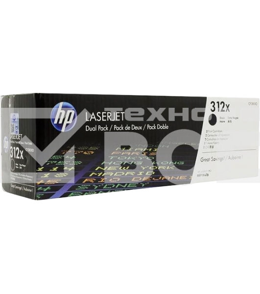 Тонер Картридж HP 312A CF380X черный для HP CLJ Pro M476 (4400стр.)