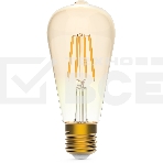 Лампа светодиодная филаментная Gauss Smart Home DIM E27 ST64 Golden 7 Вт 1/10/40, фото2