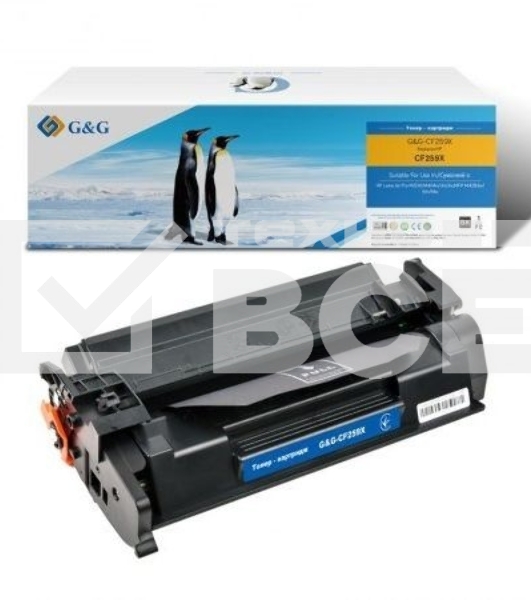 Картридж лазерный G&G GG-CF259X черный (10000стр.) для HP LJ M304/M404/MFP M428