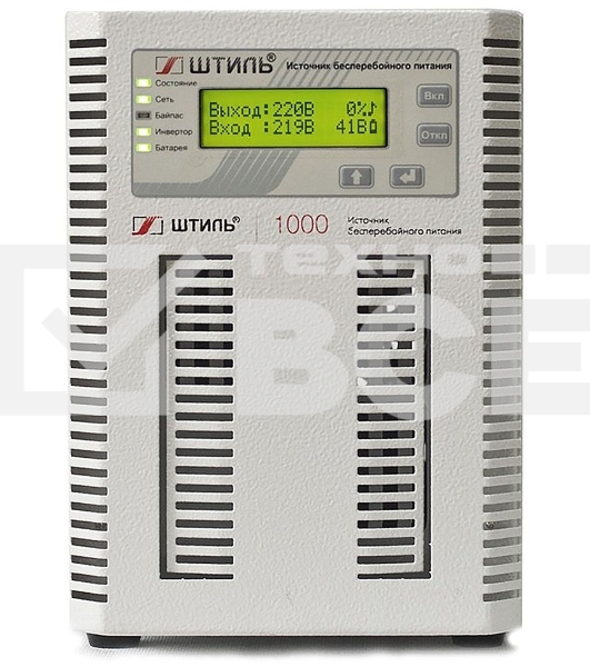 Источник бесперебойного питания Штиль ST1101SL {1кВА, On-line, напольное исполнение,со встроенными АБ}