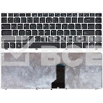 Клавиатура для ноутбука Asus UL30 K42 черная с серебристой рамкой, фото4