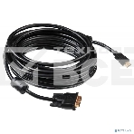Кабель Buro HDMI-19M-DVI-D-10m 24M/19M 10м позол/ферритовые кольца, фото5