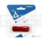 Флеш диск SmartBuy 4GB CLUE Burgundy (SB4GBCLU-BG), фото7