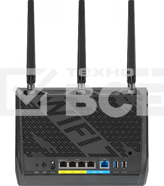Маршрутизатор ASUS RT-BE86U, черный/красный, 90IG08W0-MO9A0V