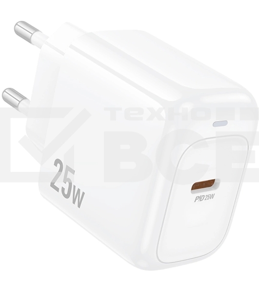 Сетевое зарядное устройство Hoco CS53A Surplus 25W 3A (PD) белый