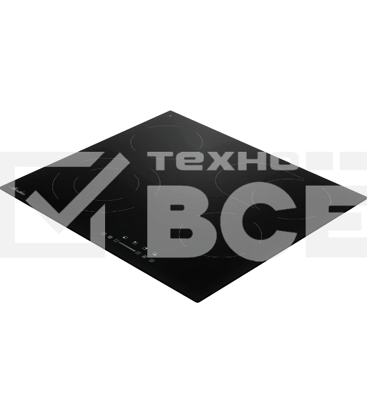 Варочная поверхность MONSHER MHE 6013, электрическая, Hi-Light, 9 уровней мощности, бустер, автоматическое отключение, таймер, индикатор остаточного тепла, сенсорное управление, цвет черный