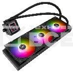 Водяное охлаждение для процессора Thermalright Frozen Warframe SE 360 ARGB Black (360mm, LED temp., Black, ARGB/ Fans: 3x120mm, 70.84CFM, 29.8dBA, 2000RPM/ Pump height 59mm, Rad thickness 27mm/ S: 1851, 1700, 1200, 115X, AM5, AM4), фото5