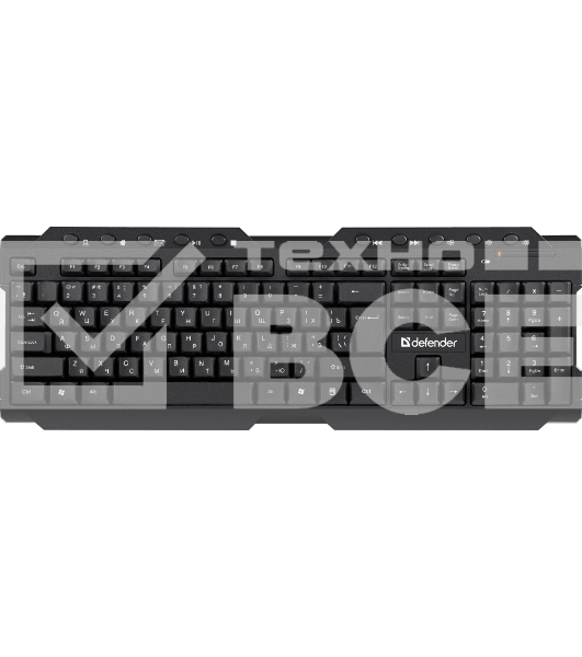 Клавиатура Defender Element HB-195 RU беспроводная USB черный