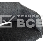 Кресло офисное Бюрократ CH-380M черный, эко.кожа, крестов. металл, фото6