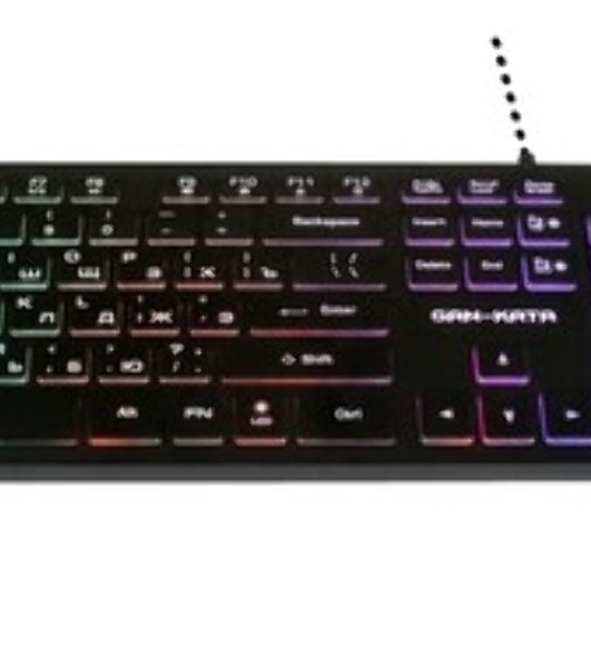 Комплект клавиатура+мышь Dialog KMGK-1707U проводной, USB, 1600 DPI, белый
