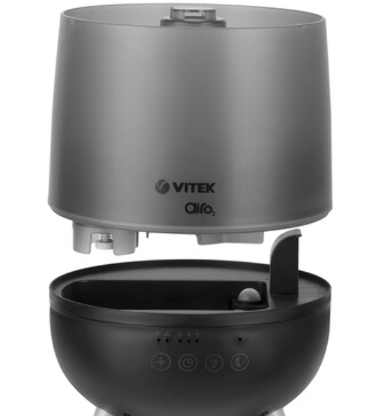 Увлажнитель воздуха Vitek VT-2356 Midnight черный, 15 м², 2 л, ультразвуковой, верхний залив воды