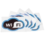 Наклейка информационный знак Rexant 'Зона Wi-Fi' 150х200 мм, фото3