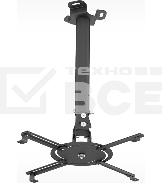Кронштейн для проектора Holder PR-104-B черный макс.20кг потолочный поворот и наклон