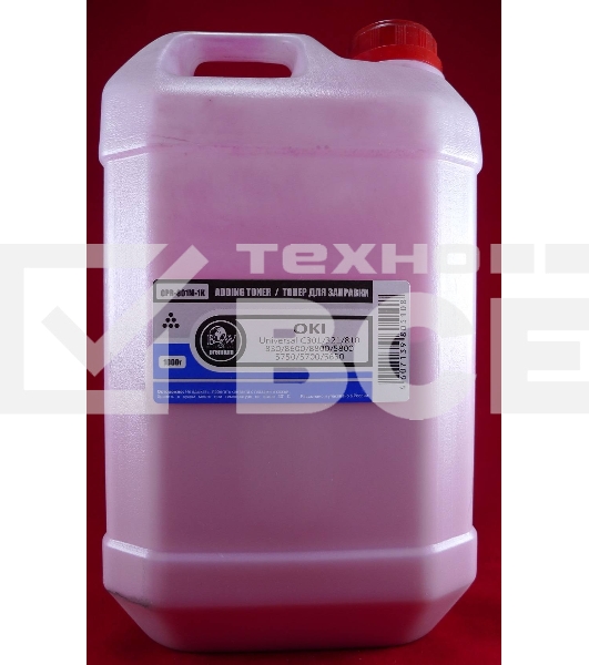 Тонер OKI Universal C301/321/610/810/830/910/930/3100/3200/3300/3400/3450/3530/3600/8600/8650/8800/5100/5200/5300/5400/5510/5850/5800/5750/5700/5650/5950/MC860, Ricoh SP c720 Cyan (кан., 1кг) B&W Magenta (Tomoegawa) - фас.России