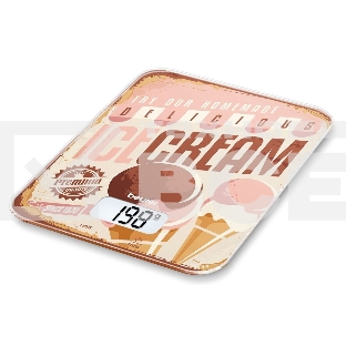 Весы кухонные Beurer KS19 Ice Cream макс.вес:5кг рисунок