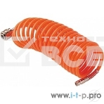 Пневматическое оборудование FUBAG Шланг спиральный с фитингами [170306] рапид полиуретан 15 бар 8х12мм 15м, фото6