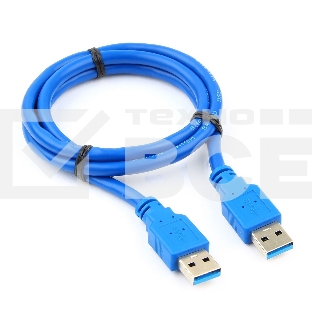 Кабель Gembird/Cablexpert Pro CCP-USB3-AMAM-1M, AM/AM, 1м, экран, синий