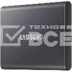 Внешний SSD Samsung T7, 2TB, USB 3.2 Gen 2 Type-C, R/W 1050/1000, титан, фото4