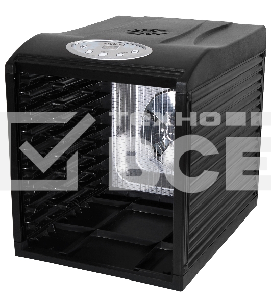 Сушка для фруктов и овощей Hyundai HYFD-P1801 18под. 700Вт черный