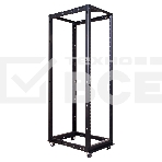Стойка двухрамная Lanmaster TWT-RACK2-42U-ADJ 42U 480ммX560мм 1000кг черный, фото 1