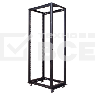 Стойка двухрамная Lanmaster TWT-RACK2-42U-ADJ 42U 480ммX560мм 1000кг черный