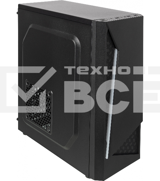 Компьютерный корпус Accord ACC-CL295RGB черный без БП ATX 4x120mm 2xUSB2.0 1xUSB3.0 audio