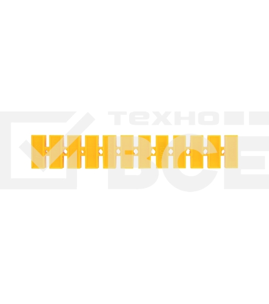 Клеммная винтовая колодка KВ-10 4-10, ток 10 A, полиэтилен желтый Rexant (10 шт./уп.)