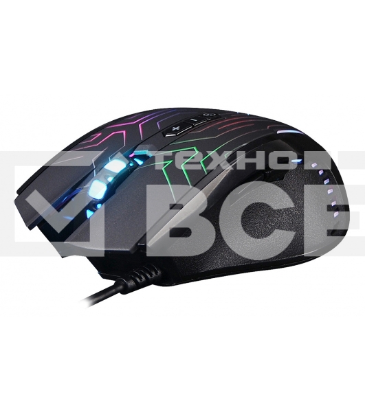 Мышь проводная A4Tech X87 черный, 2400 dpi, USB, кнопки - 8