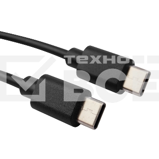 Кабель Type-C - Type-C 3A/1m/PVC/black/Rexant