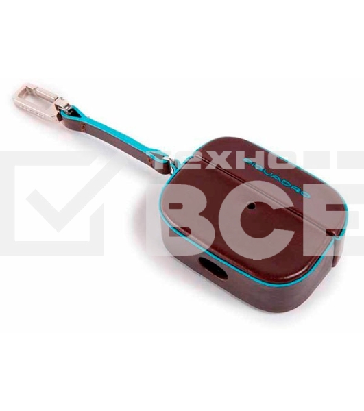 Чехол для наушников Piquadro Blue Square AC5308B2/MO коричневый натур.кожа