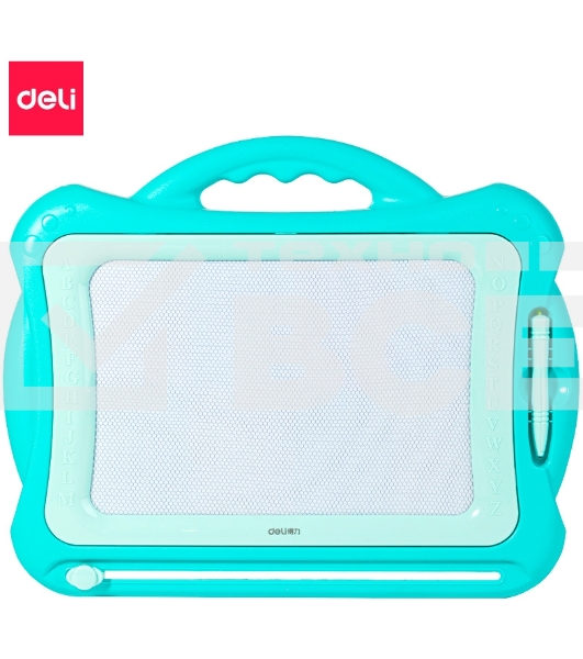 Доска магнитно-маркерная Deli 50303BLUE магнитно-маркерная лак синий 41.6х33.5 см пластик рама